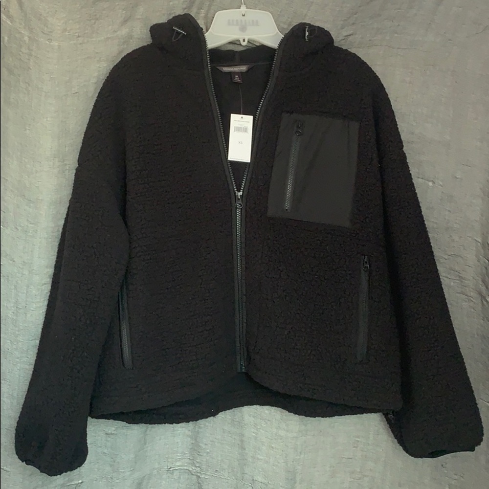 Banana Republic Women’s Sherpa Hoodie Jacket (XS)